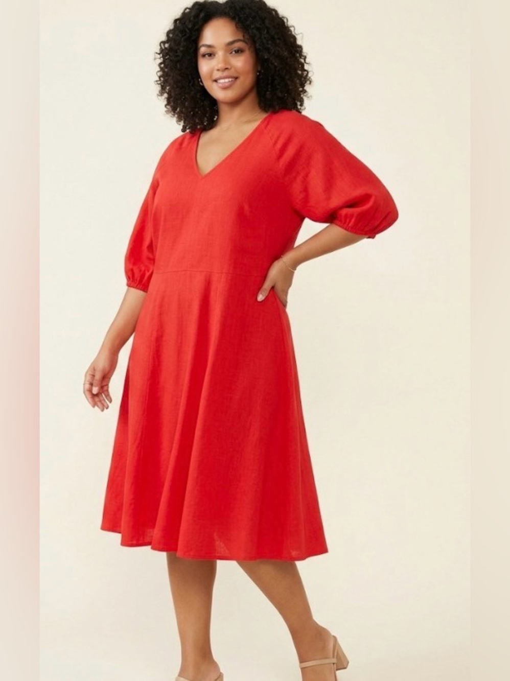 Universal thread XXL red short sleeve dress